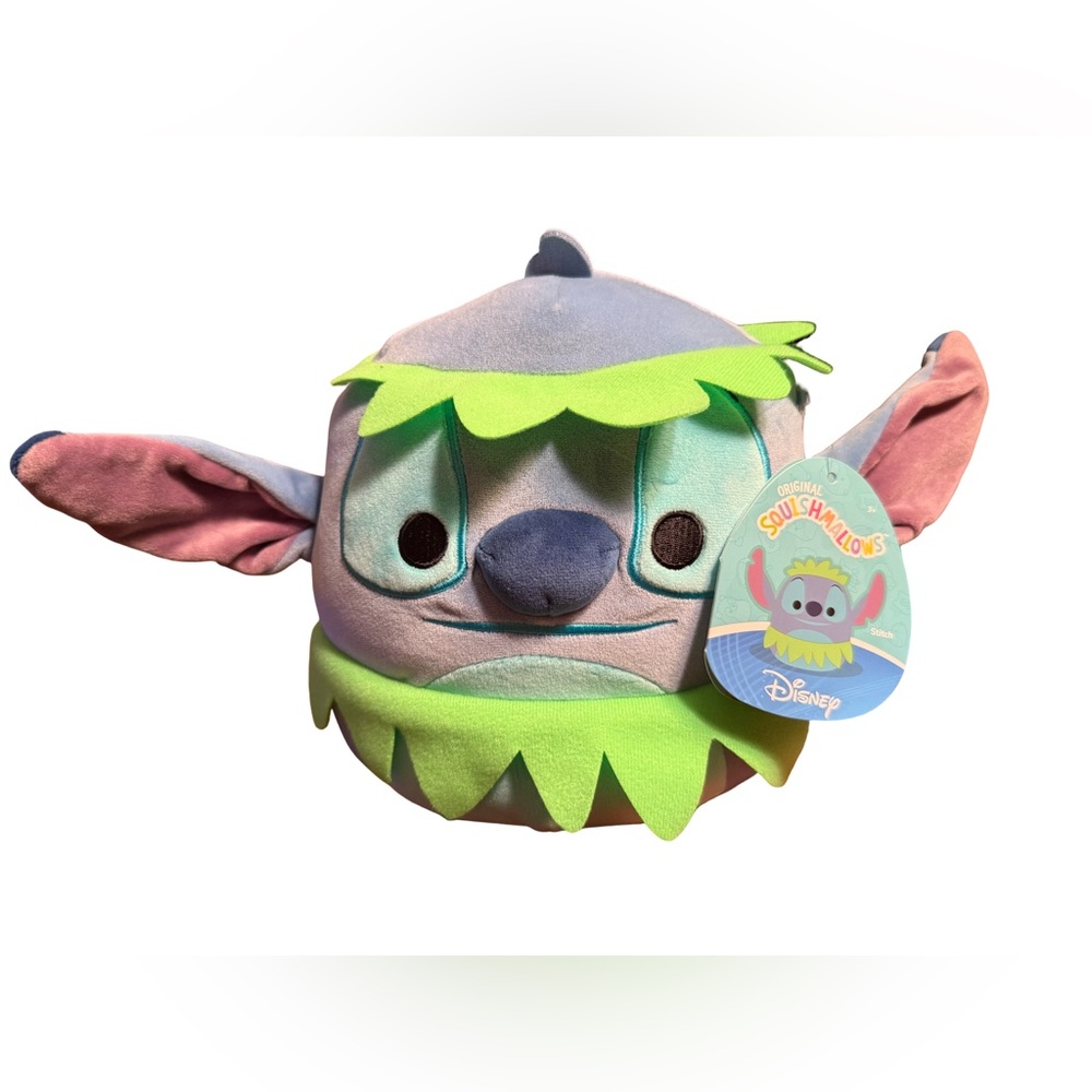 Squishmallows Disney Stitch NWT Blue & Green 8” Plush Duo & Stitch Canvas Print - Picture 2 of 9